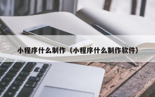 梨树县小程序什么制作（小程序什么制作软件）